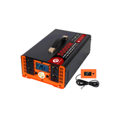 2300W - 5000W Pure Sine Wave Inverter 12V - 96V DC 110V/220V AC Single Phase 50/60 Hertz For Home and Automotive Use High Efficiency Comes with 3-meter Extension Cable